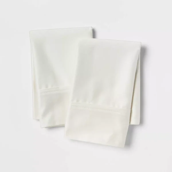 400 Thread Count Solid Performance Pillowcase Set
